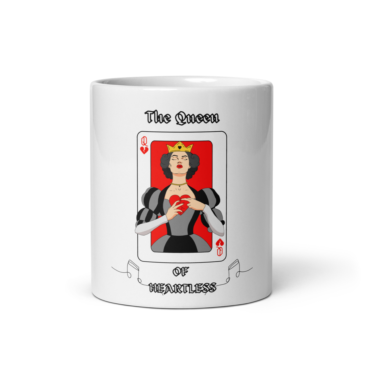 Card games White glossy mug