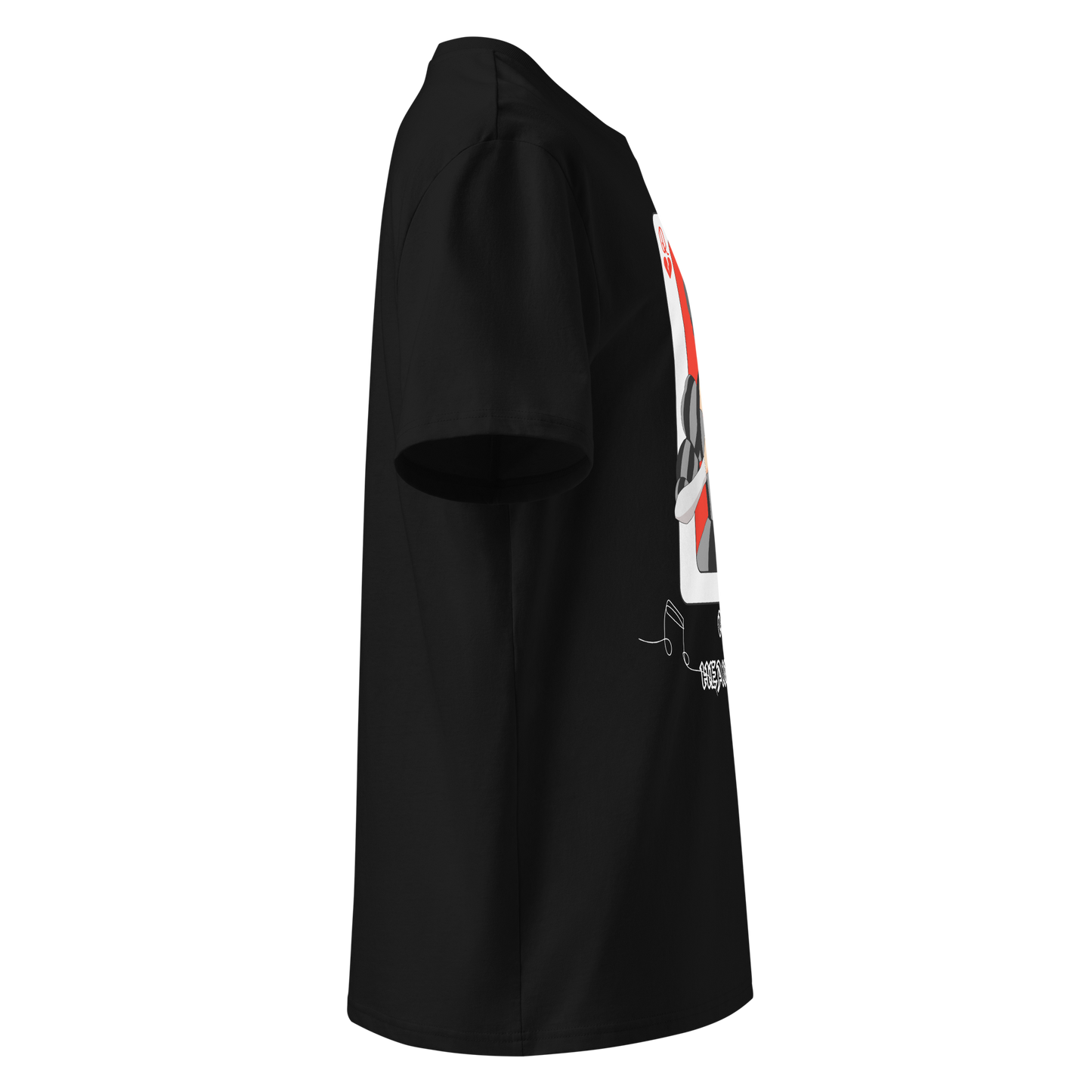 Card games dark Unisex organic cotton t-shirt