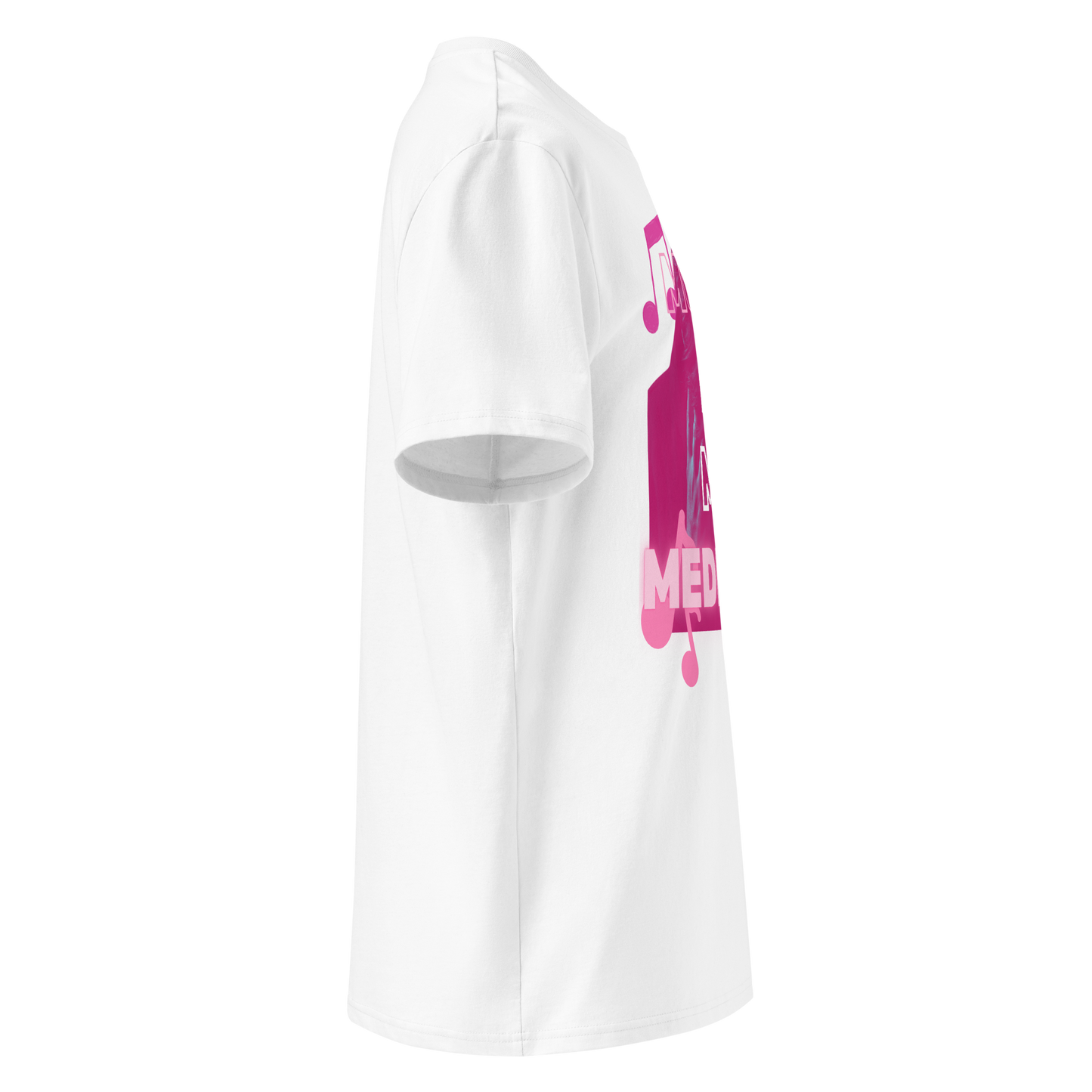 Music is my medicine unisex organic cotton t-shirt