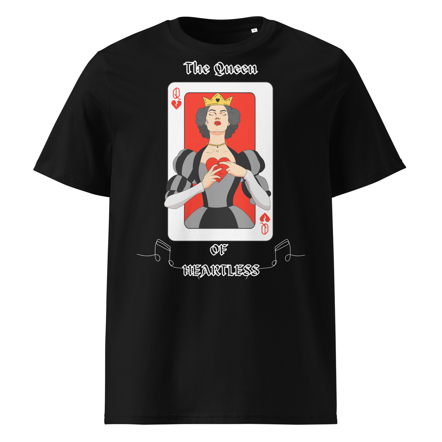 Card games dark Unisex organic cotton t-shirt