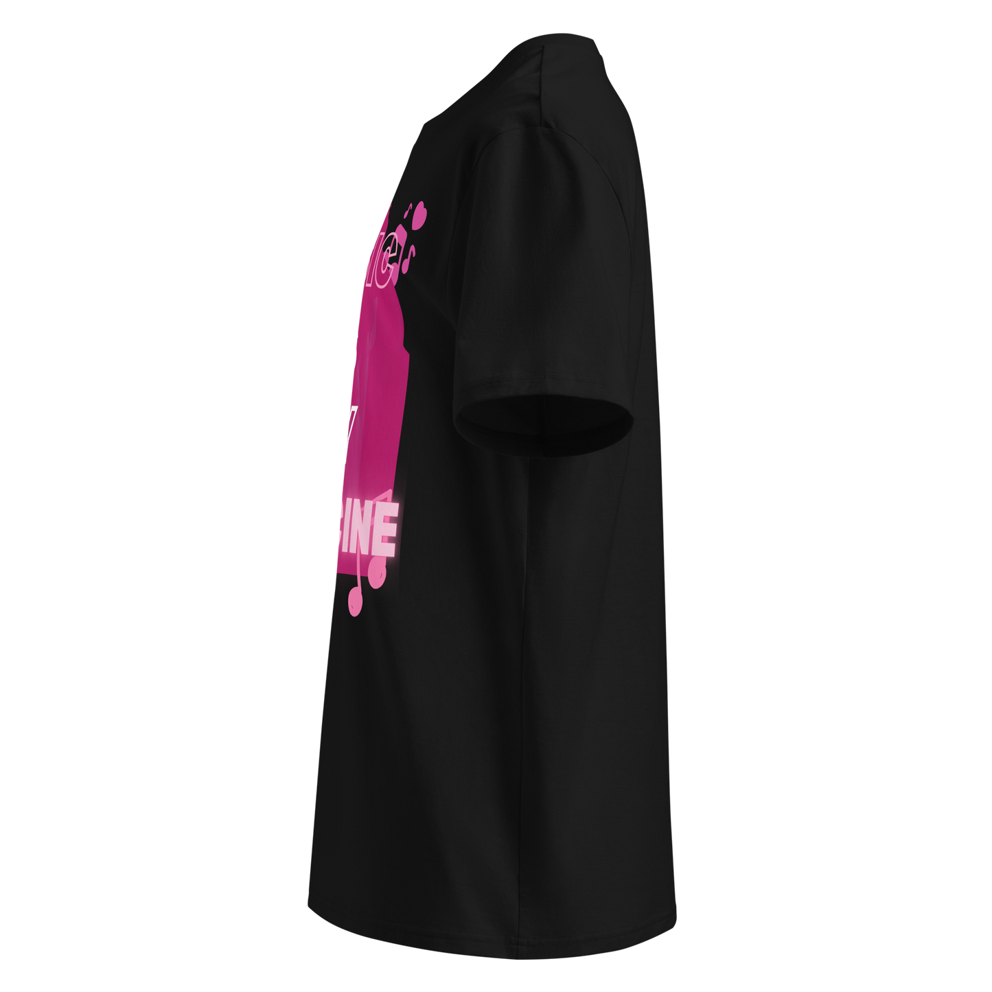 Music is my medicine organic cotton t-shirt dark